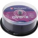 Pack de 25 DVD+RW Verbatim re-inscriptibles  ref 43489