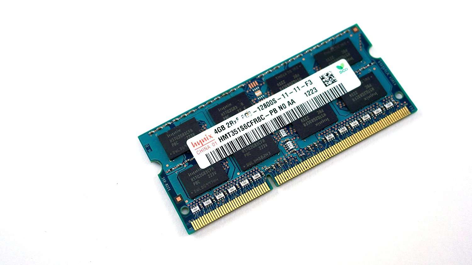 Barrette Mémoire RAM Sodimm 4Go DDR3 PC3-12800S Hynix HMT351S6CFR8C
