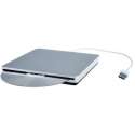 Lecteur graveur DVD externe silver USB 3.0 extra fin argent